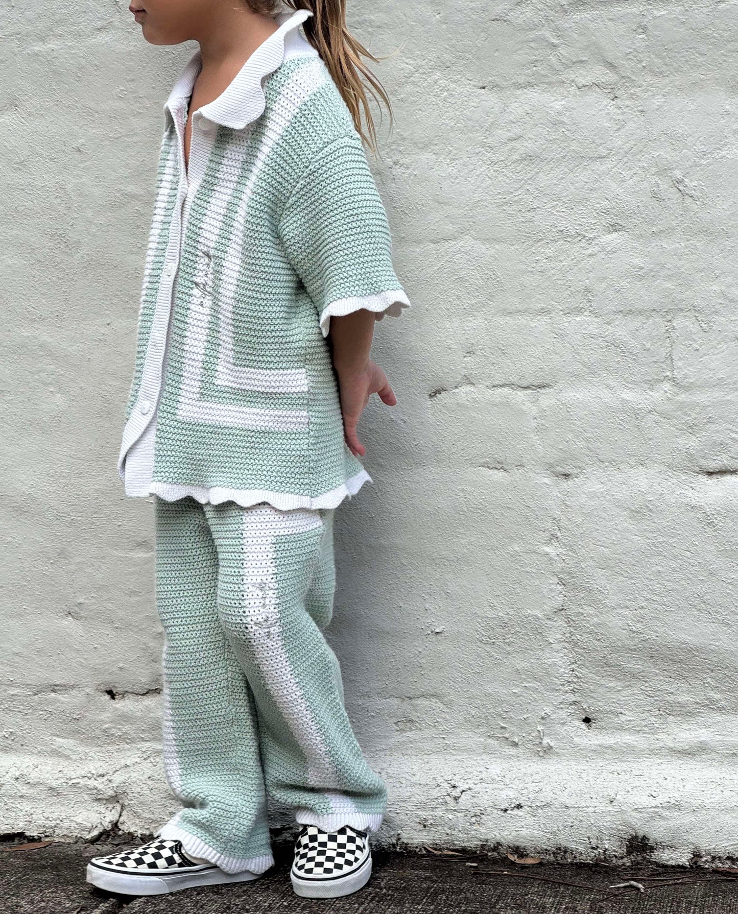 Kids raglan knitwear pant