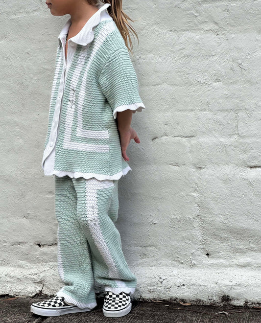 Kids raglan knitwear pant