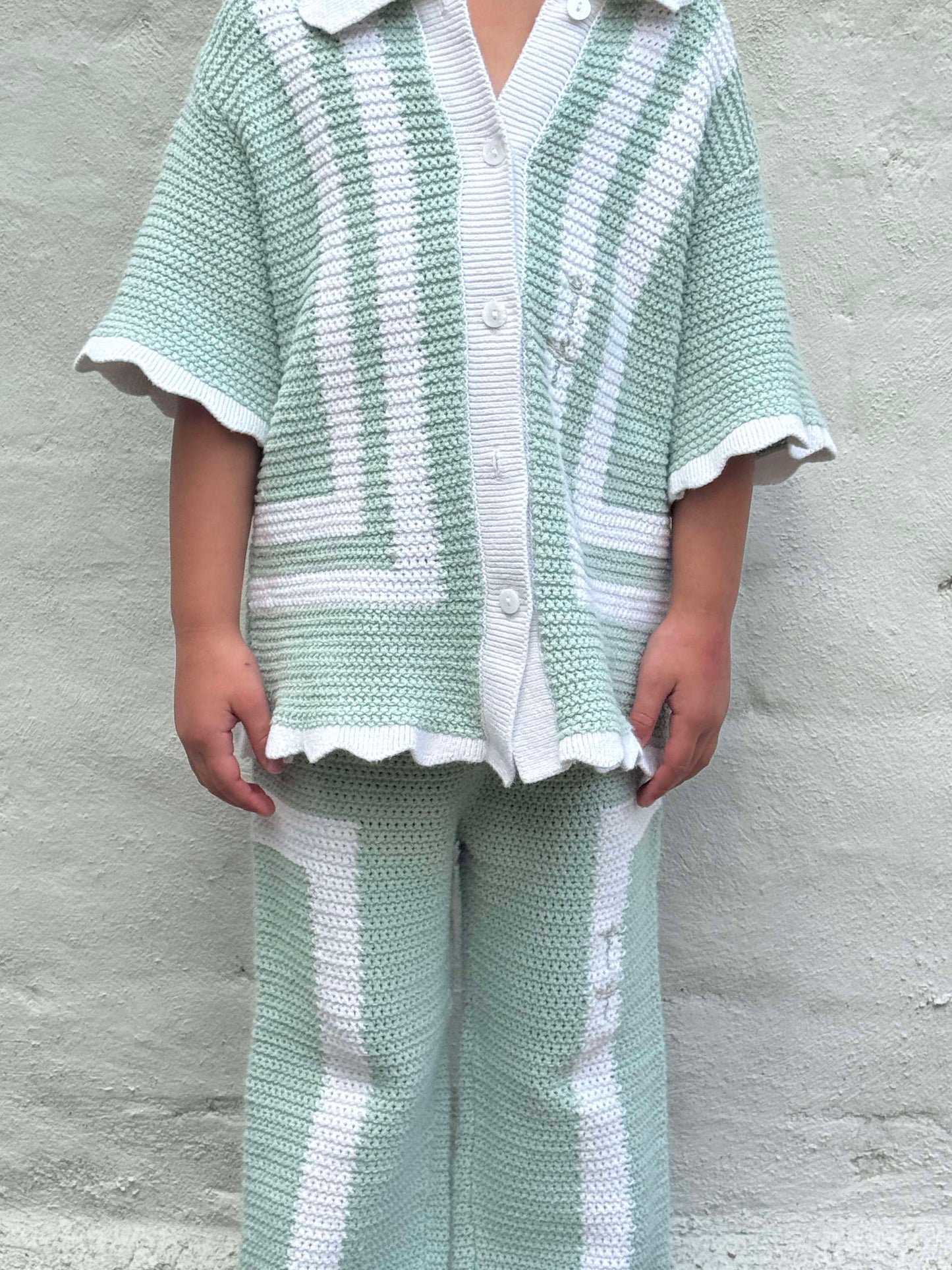 Kids raglan knitwear top