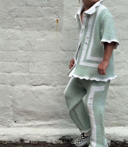 Kids raglan knitwear top