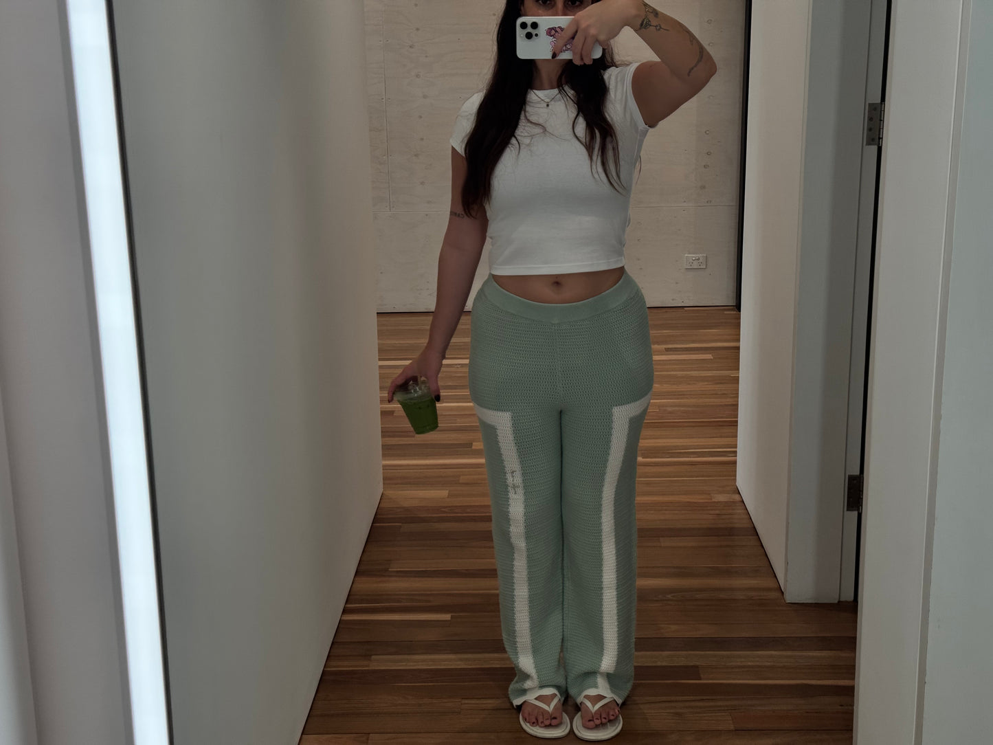 Womens raglan knitwear pant